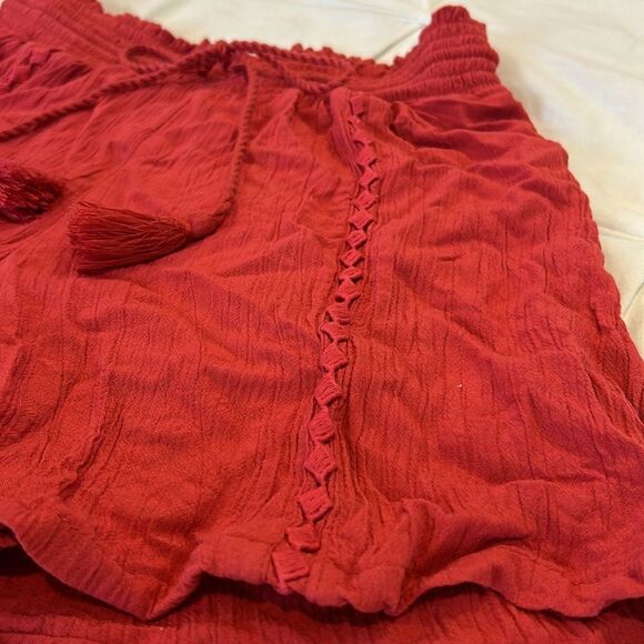 Arizona Jean Co Women's Orange Drawstring Casual Shorts Size XS - Picture 2 of 7